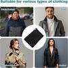 Bolsillo Lateral Oculto de Coser con Cremallera Bolsillo de Seguridad Interior para Ropa Bolsillos Interiores Bolsita de Cartera de Viaje para Chaquetas Abrigos