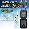 Sac Taske Key Box, Security Box, Key Storage, Anti-Theft, Button-Operated, Password Lock, Outdoor, Waterproof (Black)