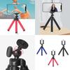 2pcs Tripod Stand with Clip Flexible Tripod Portable Bracket Holder for Mobile Phone 360 Degree Rotating Tripod