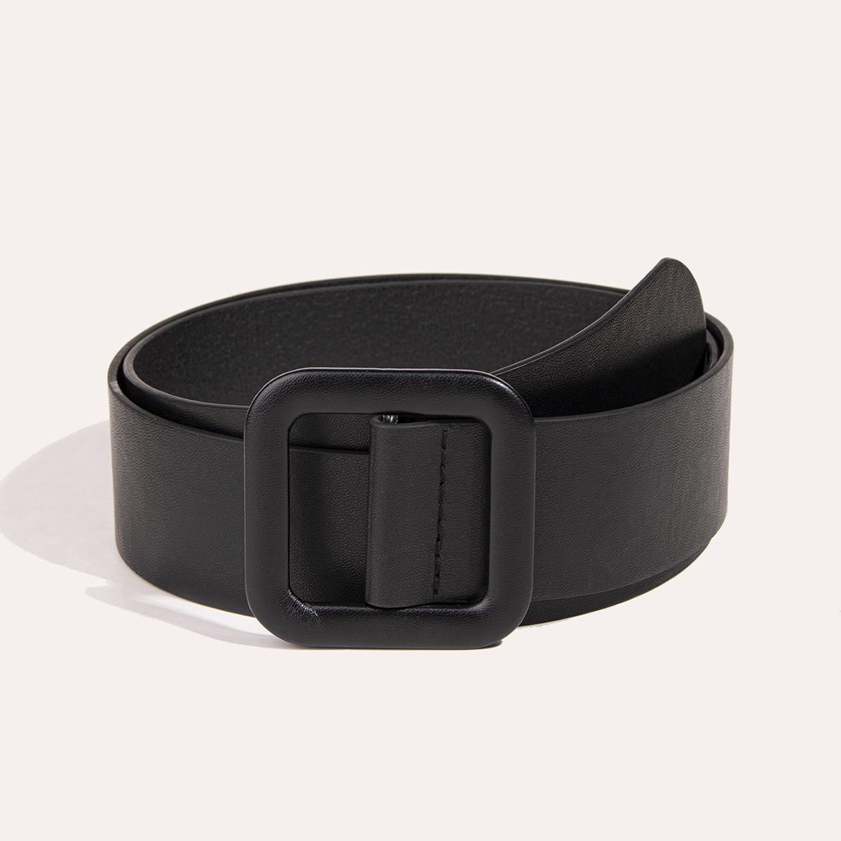 

Женский простой гипоаллергенный декоративный широкий ремень с пряжкой 100 cm