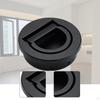 Pull Handle Easy Installation, Round, Zinc Alloy, 40mm Flush Latch Versatile for Locker Sliding