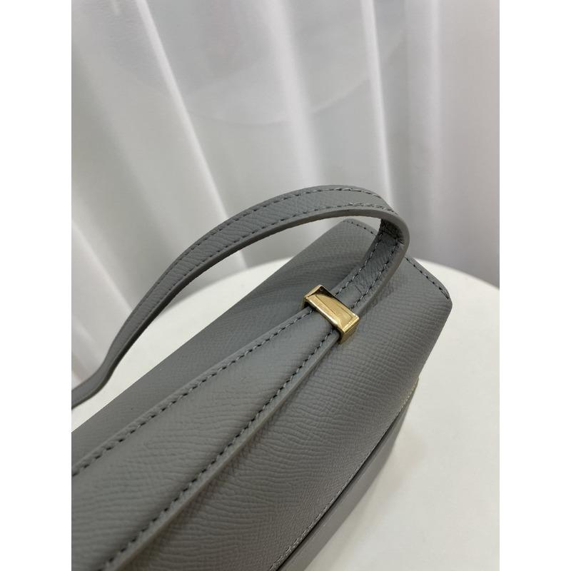 New retro leather cowhide box bag lunch box bag casual large capacity portable shoulder women's bag