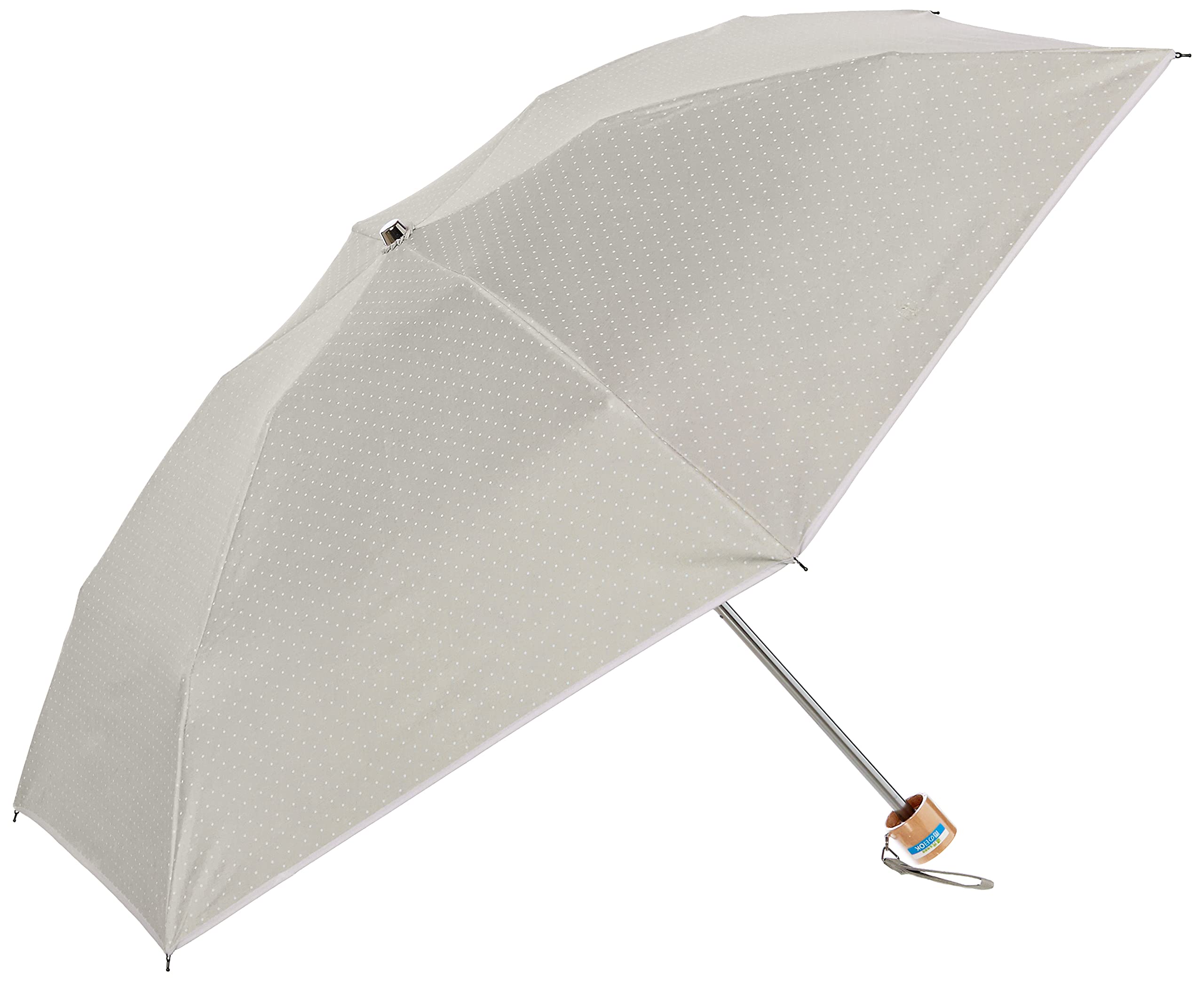 

Складной зонт-парасоль с пигментным принтом в горошек для женщин, легкий для защиты от солнца, бежевый, 50 см [Moonbat] Um-feel & 10999-02 [Блокировка тепла, бежевый