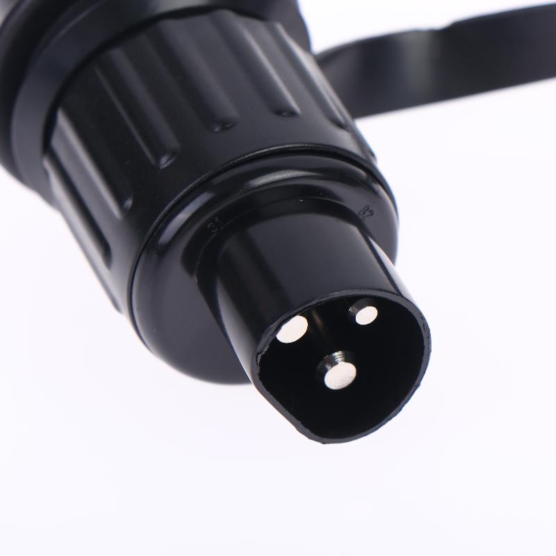 Tomada de Reboque de 12V com 3 Pinos Conector de Plugue Plano Plástico Conector de Cabo para Carro Europeu Tomada Plugue de Alimentação para Reboque Caminhão