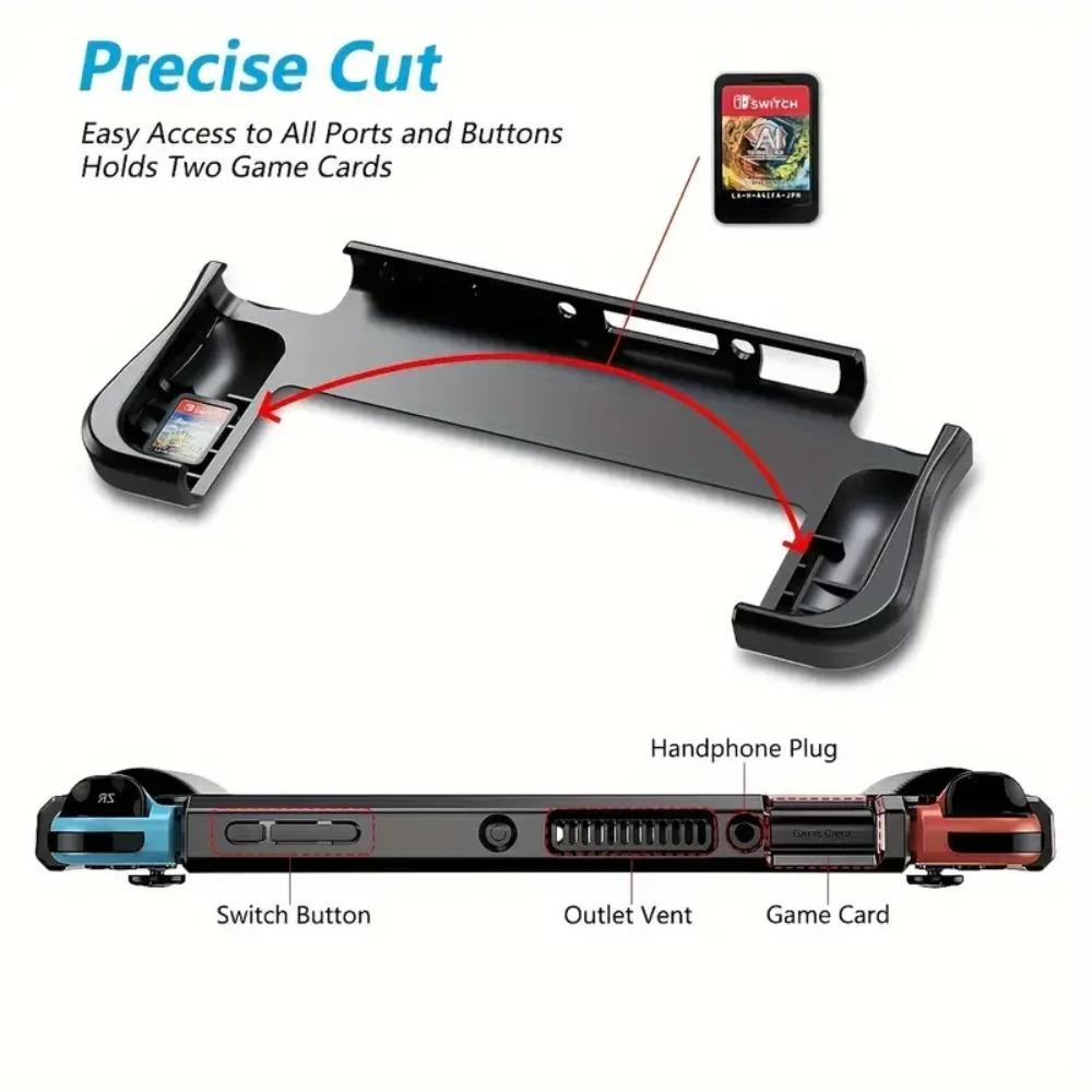 Dockable TPU Protective Case Skin for Nintendo Switch OLED Console Soft Silicone Cover Shell Sleeve for Switch OLED Accessories