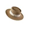 Straw Hat Women's Summer Beach Hat Sun Protection UV Protection Sun Hat Large Brim Straw Visor