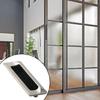 Metal Recessed Drawer Handles set Refined Steel Flush Mount Handles Recessed Handles Upgrades for Dressers & Cabinets