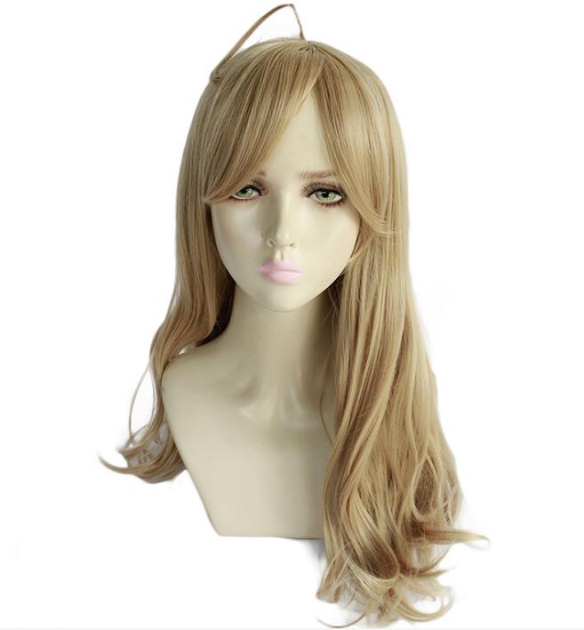 

Длинный парик аниме Danganronpa V3 Kaede Akamatsu женский костюм для косплея Dangan Ronpa термостойкие синтетические волосы вечерние парики Long хаки