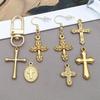 2Pcs Stainless Steel Charms Pendants For Cross Charms For Jewelry Making Supplies Christ Bracelet Necklace Earrings Accessories
