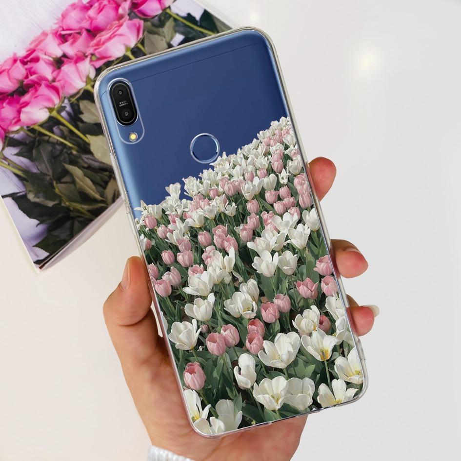5.99" Case For Asus Zenfone Max Pro (M1) ZB601KL ZB602K Cover X00TDB Fashion Pattern Clear Soft Silicone Fundas Phone Back Cover