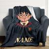 Custom Name Harry Potter Adventure blanket for Couch & Bed, Plush Cozy Fuzzy Blanket Super Soft & Warm Blankets for Fall and Winter. 090879