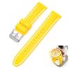 Swatch X OMEGA Compatible Rubber Strap with Double Lines (Yellow/White Lines)