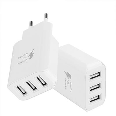 Universal 5V 2A Eu Plug 3 Port Usb Wall Charger Power Universal 5V 2A Eu Plug 3 Port Usb Wall Charger Power