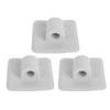 3Pcs Boat Motor Bracket Buckle PVC Fixed Motor Stand Rope Holder Accessory for Yacht Grey