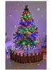 LED Ring Star Tree Topper: Low Voltage Flowing Waterfall Christmas Lights