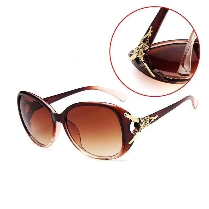 Sonnenbrillen Damen Mode Oval Shades Sonnenbrille Weibliche Cat Eye UV-Schutz Polarisierte Sonnenbrille