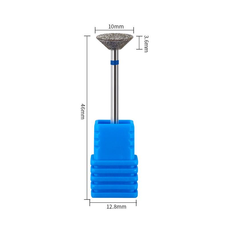 1Pc Diamond Nail Drill Bit Milling Cutter For Cuticle Clean Gel Overflow Removal Manicure Pedicure Tool