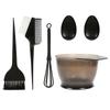 5PCS Hair Dye Color Brush and Bowl Set Ear Caps Dye Mixer Hair Tint Dying Coloring Applicator