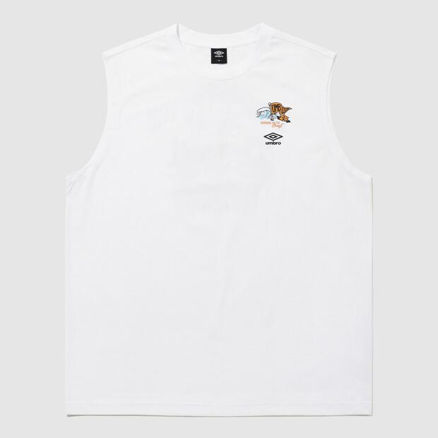 UMBRO [Quick-Dry] Diamond Escape Oasis Fresh Sleeveless White Ur221Csl59