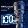 Upgraded Super Bright Flashlight USB Rechargeable with Side Lamp Built-in Battery Torch for Outdoor Emergency Camping Use