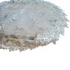 Vivienne Round White Frozen White Flower Series Lace Embroidered Table Runner WK4438N2 (Vivienne) [150cm Tablecloth] Center/Table