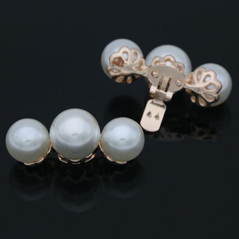 

1 шт. Женская заколка для обуви с жемчугом, декоративные заколки для женской съемной обуви с пряжкой золотой