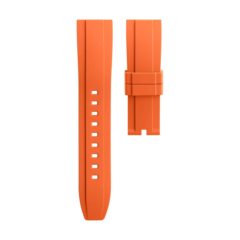 18/19/20/21/22/23/24mm Quick Release Fluororubber FKM Rubber Strap Smartwatch Men Women Wristband Universal Bracelet Accessories