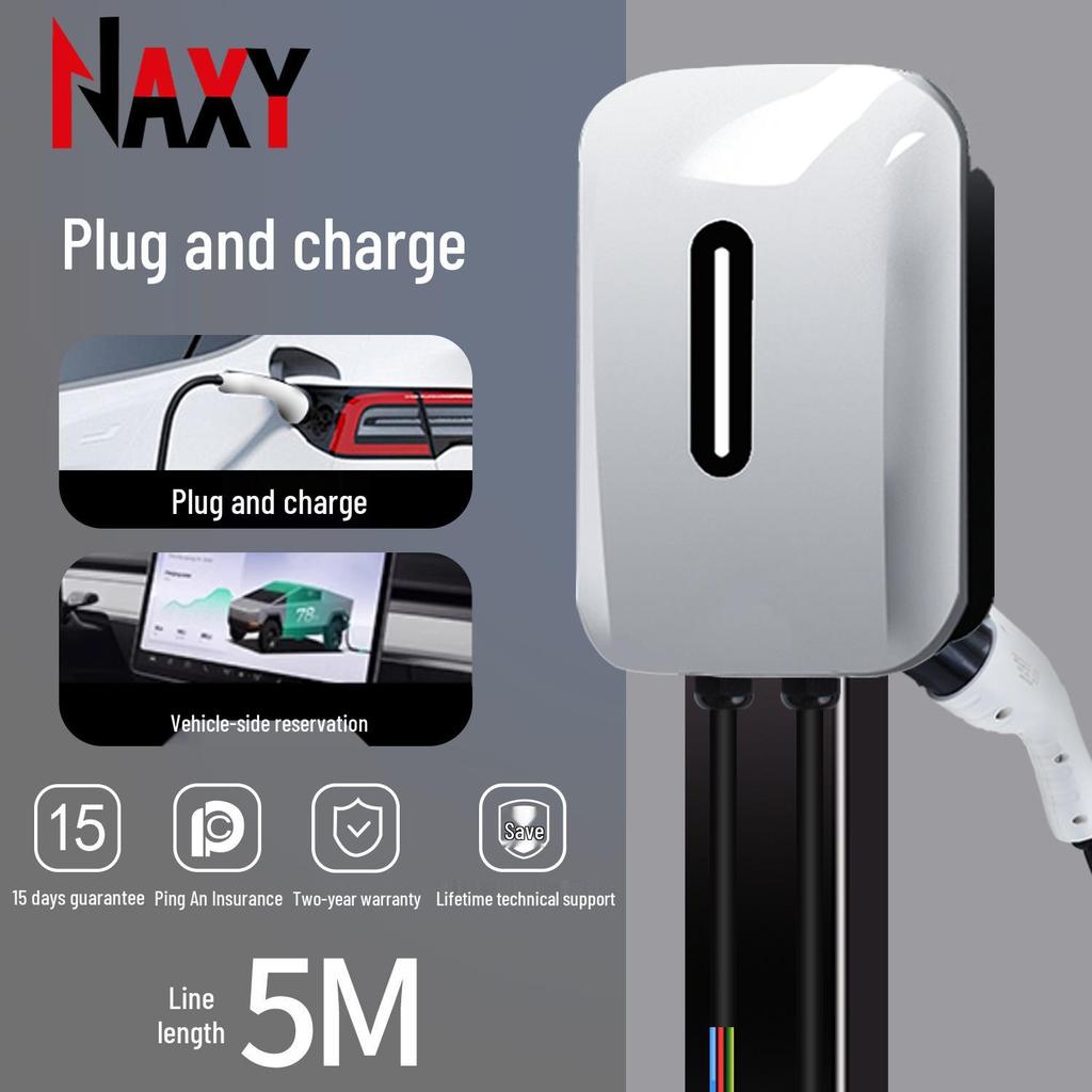 7kW AC Universal Charging Station: 32A for NIO, Xiaomi, Xpeng, BYD, and Tesla