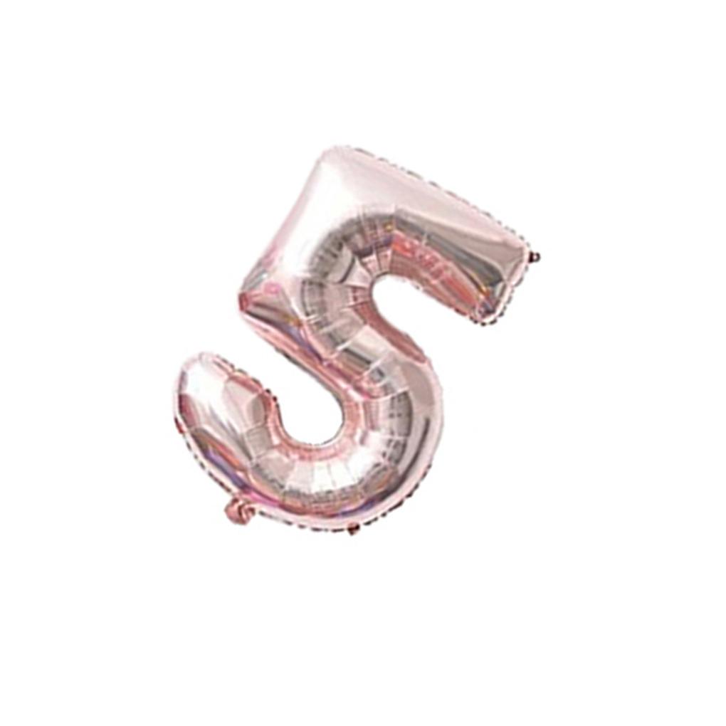 Party Balloon Aluminum Foil Number Balloon Wedding Birthday Party 16-inch Decoration