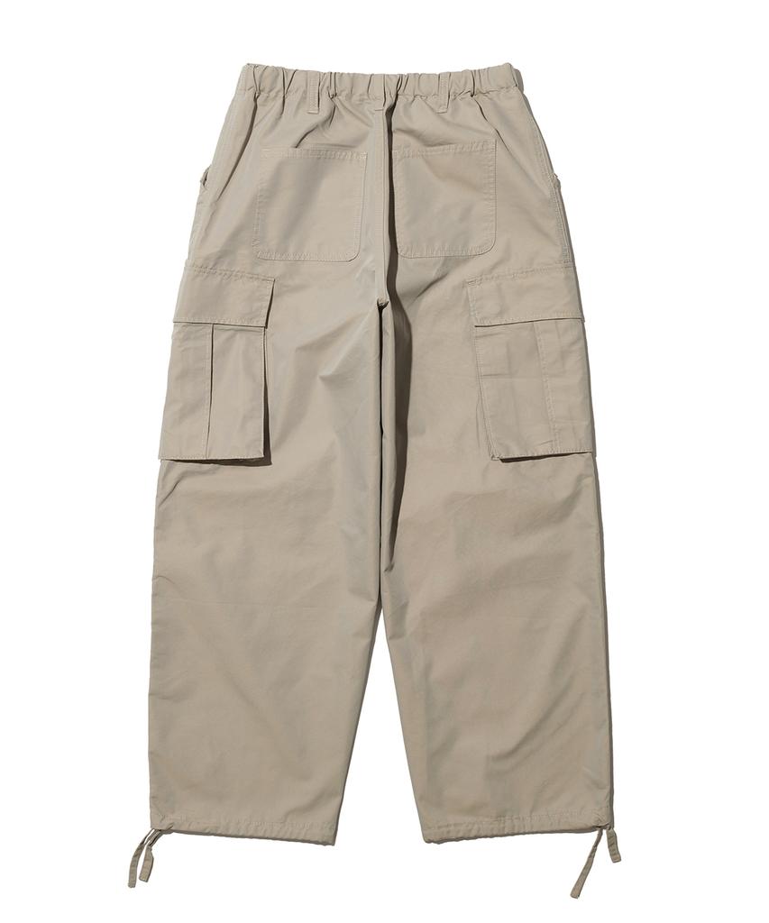 BIG UNION Pleated Cargo Pants / Beige