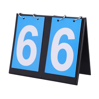 Marcador Portátil Flip de 2 3 4 Dígitos Marcador Deportivo para Tenis de Mesa Baloncesto