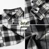 Boys' Spring & Autumn Plaid Long-Sleeve Shirt - Korean Style, Comfortable, Pure Cotton for Older Kids