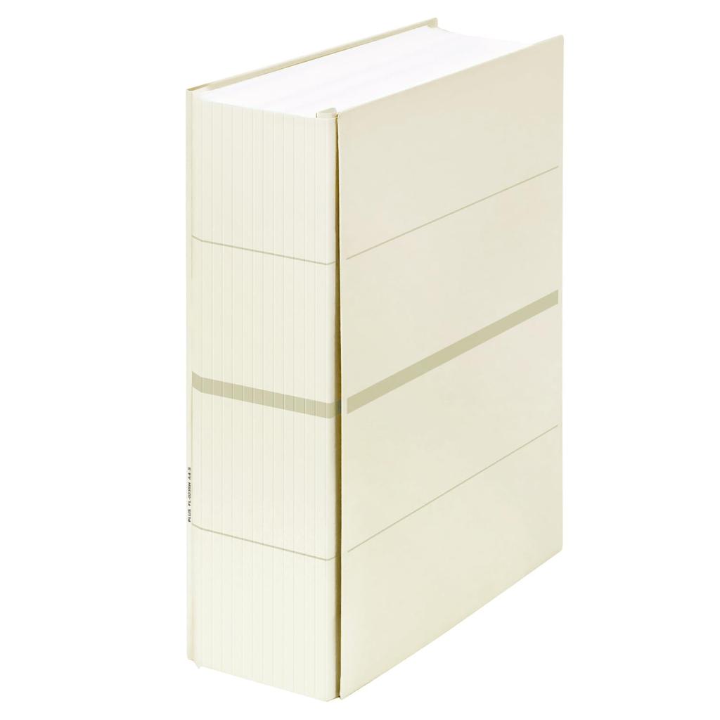 Plus Flat File Expandable Binding String Type Replacement 10 x 10 A4, Spine, Senobas, / Cover, Ivory, pieces, FL-023SH, 89-135