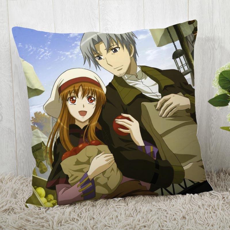 Spice And Wolf Pillow Cover Customize Pillow Case Modern Home Decorative Pillowcase For Living Room 45X45Cm A19.12.13