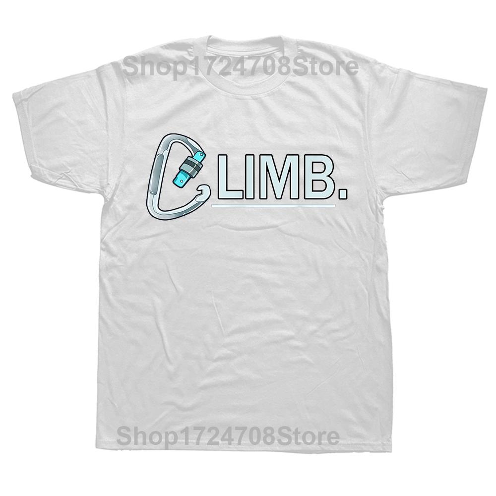 Lustiges Indoor-Wandkletterer-T-Shirt Grafik Baumwolle Streetwear Kurzarm Geburtstagsgeschenke Sommer-T-Shirt