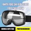 Double-Layer Ski Goggles Adults Anti-Fog Windproof Snow Sports Eyewear With Prescription Lens Compatibility