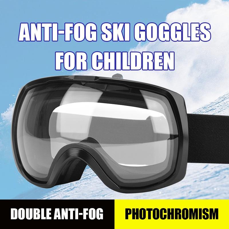 Double-Layer Ski Goggles Adults Anti-Fog Windproof Snow Sports Eyewear With Prescription Lens Compatibility