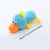 Squeaky Cow Plush Dog Toy with Rope Tail, Durable Corduroy Pet Chew Toy for Puppy Teething, Interactive Small Dog Toy