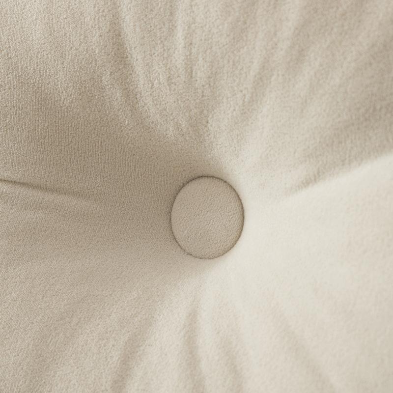 Comfortable Thick Filled Bed Back Pillow, Solid Color Soft Headboard Support Cushion With Practical Side Pocket