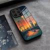 London Big Ben Phone Case For IPhone 17 Air 16 E Pro Max 15 14 13 Mini 12 Pro 11 Max Plus Black Glass Cover