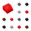 50pcs 3046 Degree Slope Concave Corner Roof Bricks Collections Bulk Modular GBC Toys For Technical MOC Buildings Blocks
