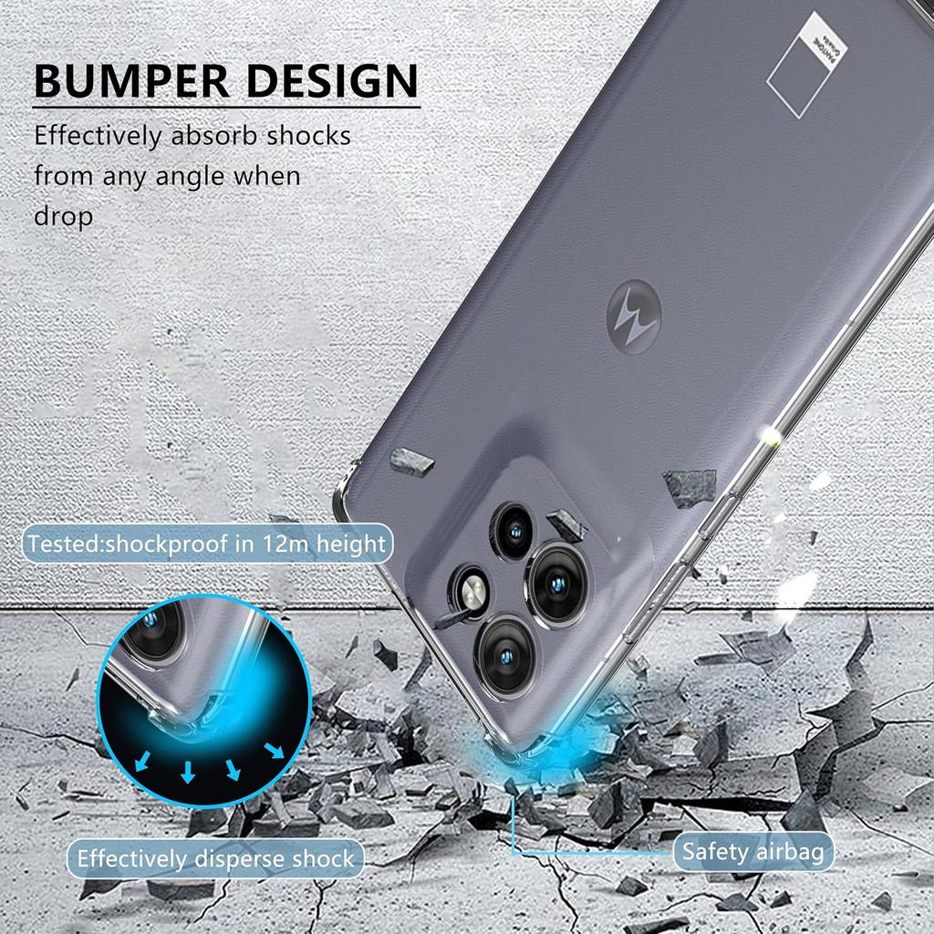 Shockproof Airbag TPU Case for Motorola Edge 60 Fusion Moto Edge 60 Pro Stylus Protective Cover Capa Fundas Coque