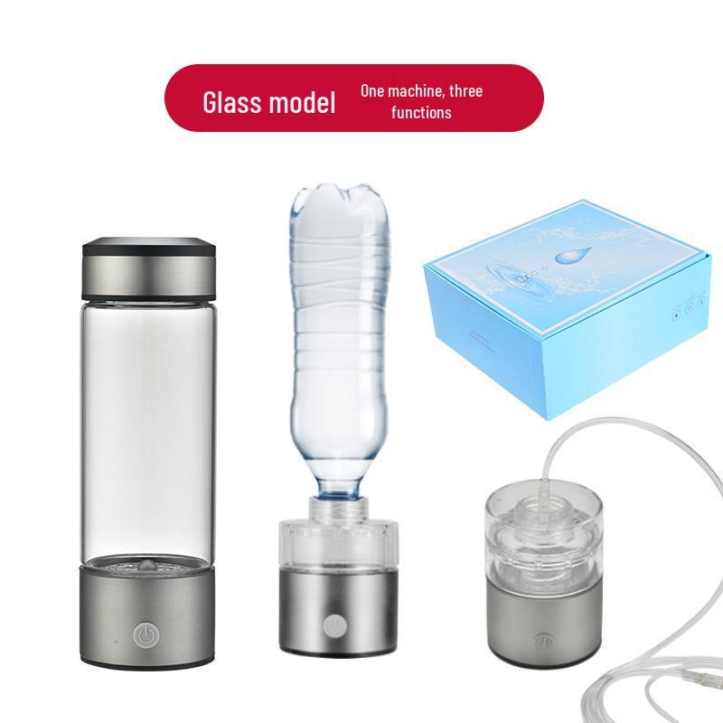 Intelligenter wasserstoffreicher inhalierbarer Wasserbecher mit elektrolytischer Funktion - Geschenkbox-Edition