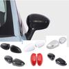 For Fiat 500 rearview mirror cover, car side rearview mirror protective case, decorative cover, ABS (change version) 2016 -2023