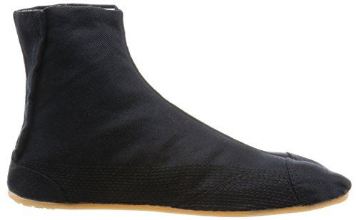 Margo 10067 Festival Tabi Socks, 5-Ply Tabi Socks with Shock Absorbing Heel, Unisex, Black, Size 26.5 Cm