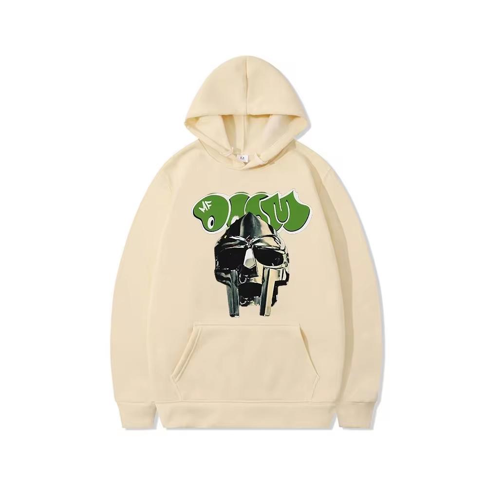 Cartoon Mf Doom Mikina Muži Ženy Mikina Pulovry s dlouhým rukávem Mikiny s kapucí Zimní Harajuku Streetwear Oblečení Topy