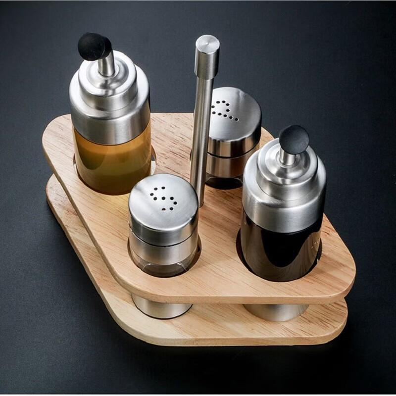 Set di 4 Condimenti per Olio e Aceto in Acciaio Inossidabile 304 Chuishan Sea