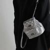 2024 Summer and Autumn New Fashion Popular High-end Commuter Bag Trendy Small Fragrant Chain Silver Backpack Backpack Bag