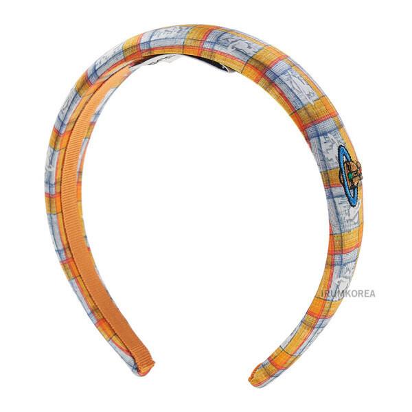 Vivienne Westwood Orb Logo Embroidered Headband 81020022 W0167 E401