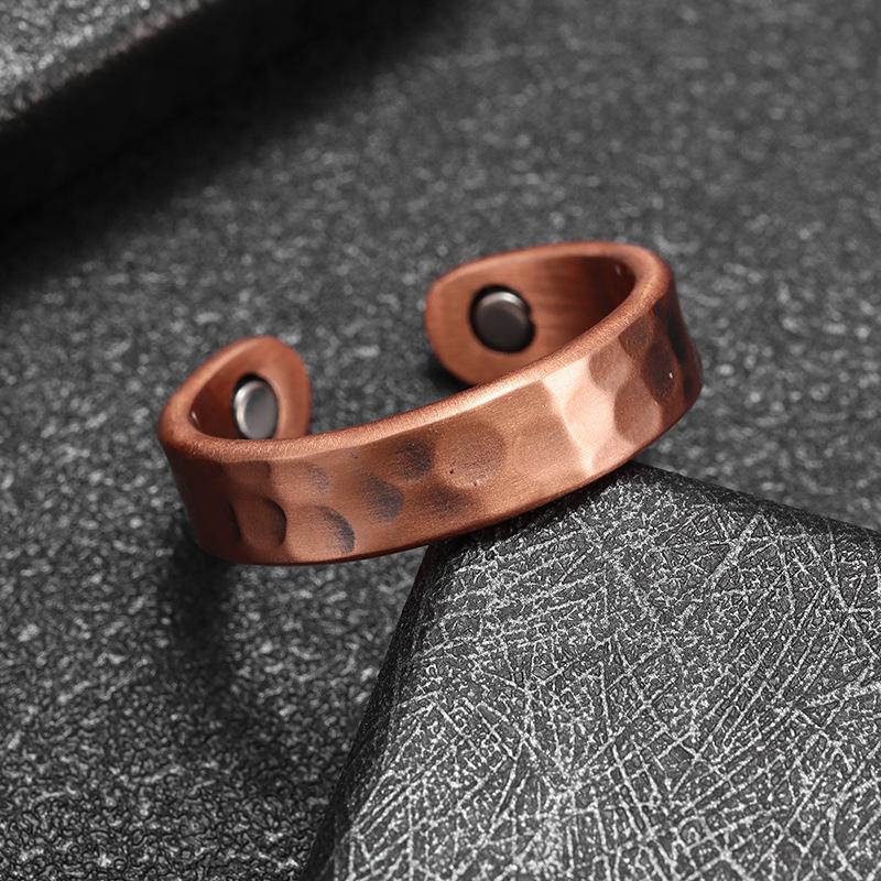 Bear Claw Copper Ring Magnetic Energy Joint Pain Ring For Women Men Retro Fashion Healthy Jewelry